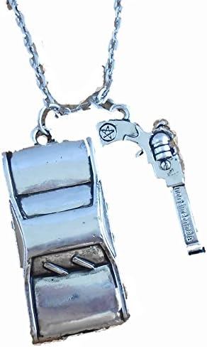 Supernatural Dean Winchester Car with License Plate Necklace