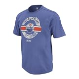Edmonton Oilers Retro Applique Jersey T-Shirt Size M