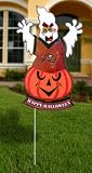 20" Lighted NFL Tampa Bay Buccaneers "Happy Halloween" Yard Decoration