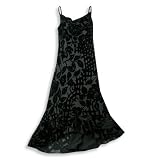 Monkey Wear - Girls Burnout Velvet Sleeveless Dress, Black