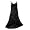 Monkey Wear - Girls Burnout Velvet Sleeveless Dress, Black (Size 12)