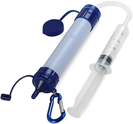 Outdoor Camping Hiking Survival Straw-Portable Personal Emergency Water Purifier Filter Straw 99.9999 Purification