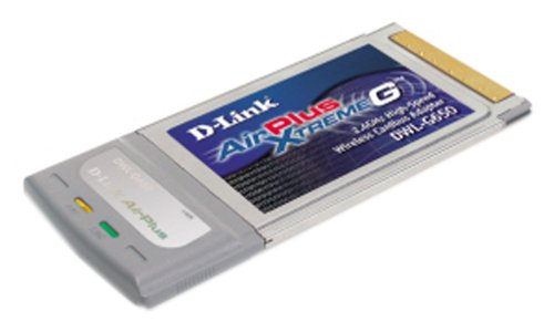Electronics: D Link DWL G650 Wireless Cardbus Adapter, 802.11g, 108Mbps