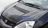 2002-2005 Honda Civic HB Carbon Creations Buddy Hood