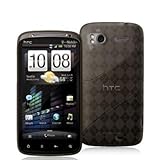 Smoke TPU Candy Rubber Flexi Skin Case Cover for For HTC Sensation 4G / Pyr ....