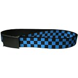 Checker - Black and Turquoise Web Belt