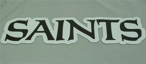 New Orleans Saints Team Name NFL Car Magnet