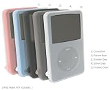 Apple iPod 5G Video (80GB) FlexiSkin - The Soft Low-Profile Case (Poetic Purple (with screen guard))