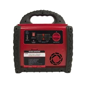 Wagan EL2355 200-Watt Power Dome Jumpstarter with Built-In Air Compressor and LED Utility Light