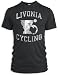 Vintage Distressed Livonia Cycling Tri-Blend T-Shirt, Black, L Vintage Distressed Livonia Cycling Tri-Blend T-Shirt, Black, L