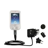 International Wall / AC Charger for the HTC Magician - Gomadic Brand w/ TipExchange Technology
