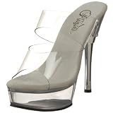 Pleaser Women's ALLURE-602/C/M Platform Sandal
