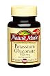 Nature Made Potassium Gluconate Supplement, 550 mg, 100-Count Tablets (Pack of 3)