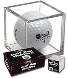 BCW Golf Ball Square - Holder & Display Case (Box of 6 Cubes)