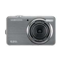 Samsung ST50 Digitalkamera (12 Megapixel, 3-fach opt. Zoom, 6,9 cm (2,7 Zoll) Display, Bildstabilisator, 14,2 mm d�nnes Edelstahlgeh�use) silber