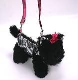 Pretty Pooch Girls Handbag (Black Schnauzer w/ Sequin Jacket) Pretty Pooch Girls Handbag (Black Schnauzer w/ Sequin Jacket)