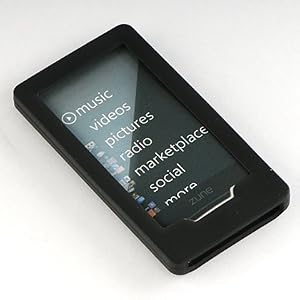 Premium Black Thick Gel Silicon Skin for the Microsoft Zune HD 16, 32