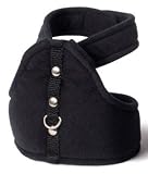 BLACK - SMALL - Soft Felt Cowboy Dog Harnesses
