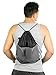 Mato & Hash Drawstring Cinch Bag Backpack With Mesh Pocket Polyester Tote Sack