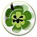 Ideal Home Range Bloma, Green Dinner Plate, 8-Count Package (Pack of 6)