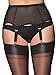 Nancies Powermesh Garter / Suspender Belt with 6 Straps (SSL61)
