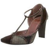 Goffredo Fantini Women's 8G 4198X Patchwork T-Strap Pump,Brown Combo,35.5 EU (US Women's 5.5 M)