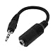 Universal 3.5mm to 2.5mm Headphone Adapter for Motorola, Kyocera, LG, or Sanyo to connect to any CD player, MP3 players, and other audio socket!