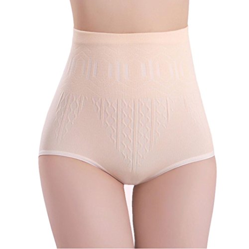 HOT Sale!Womens High Waist Panties,Canserin Sexy Tummy Control Body Shaper Slimming Pants (One Size, Skin)