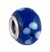Pandora Style Charm Bead (Z134) Murano Style / Lampwork Glass (14mm x 10mm) (fits Troll too)