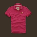 ホリスター Hollister 【正規店より直接買付け】並行輸入品 メンズ 半袖　ポロシャツ 【Point Vicente】 ピンク
