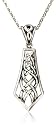 Sterling Silver Sword-Shaped Celtic Pendant, 18.5"