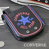 財布 コンバース オールスター CONVERSE ALL STAR 黒ブラック<br>【％OFF】【メンズ】【サイフ】【さいふ】【レザー 牛革】【紳士用 ブランド】 二つ折り saifu ☆s-434☆