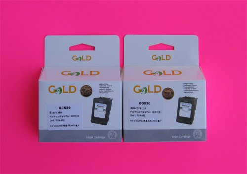 Dell T0529 T0530 Compatible Ink Cartridges for Dell A920 or Dell 720 printers