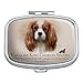 Cavalier King Charles Spaniel Dog Breed Rectangle Pill Case Trinket Gift Box