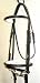 Padded Leather Event / Dressage Snaffle Bridle with Flash and Web Reins