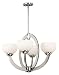 Kenroy Home 91557CH Nova 4 Light Chandelier, Chrome Finish
