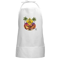 BBQ Apron - Relaxing Nude on the Beach