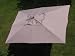 Sonnenschirm Sonderangebot taupe grau Schirm Marktschirm 3x4 3m X 4m eckig exclusiv!!
