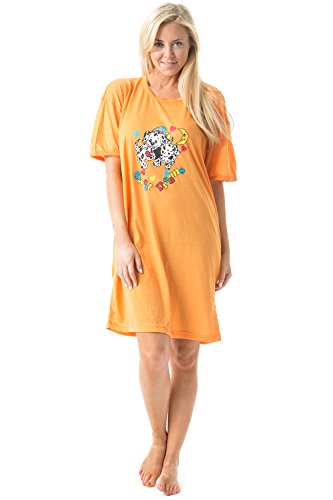 Casual Nights Women's Short Sleeve Printed Scoop Neck Sleep Tee One Size
