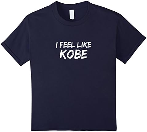 Kids I Feel Like Kobe T-Shirt 6 Navy