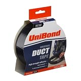 UniBond Original Duct Tape High Strength Adhesive Black 50 mm x 50 m