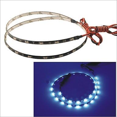 Rayshop - CarkingTM 335-30SMD-60CM Waterproof Flexible Car Decorative Side Shine Strip Light(12V) ( Color : Red )