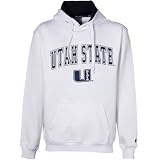 NCAA Utah State Aggies White Automatic Hoody Sweatshirt