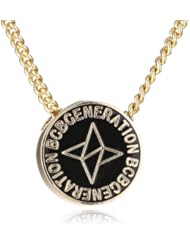 BCBGeneration Black and Gold Star Necklace, 16"