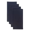 Casual Solid Napkins 4-pk. - Black