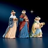Lenox Miracle in Bethlehem - The Three Kings Wise Men Figurine Set - Balthazar, Gaspar, Melchior