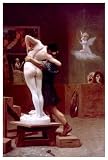 Pygmalion - Artist: Jl Gerome - Art Print Poster Size: 38.00 by 56.00 inches