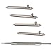 22mm Quick Release Spring Bars Watch pins & Gear S3 / Galaxy Watch 46mm Pins, 22mm Stainless Steel Watch Pins 4PCS Diameter 1.5mm + Spring Bar Tool by OTOPO (22mm)