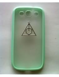 Wireless: Shapotkina Harry Potter Punk Style Mobile Phone Case Deathly Hallows Transparent Mint Green Mobile Phone Case for Samsung Galaxy I9300 S3 Siii +Westlinke Logo Stylus - Westlinke