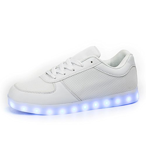 LeoVera Men's & Women's Wire Side Breathe Freely LED Shoes Flashing Sneakers